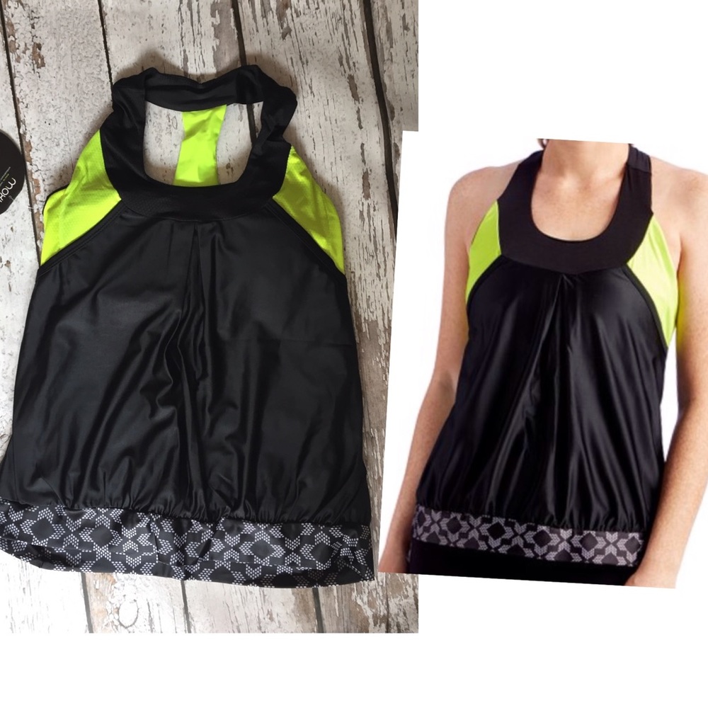 NWT - Moxie Cycling High Visibility Layered Tank